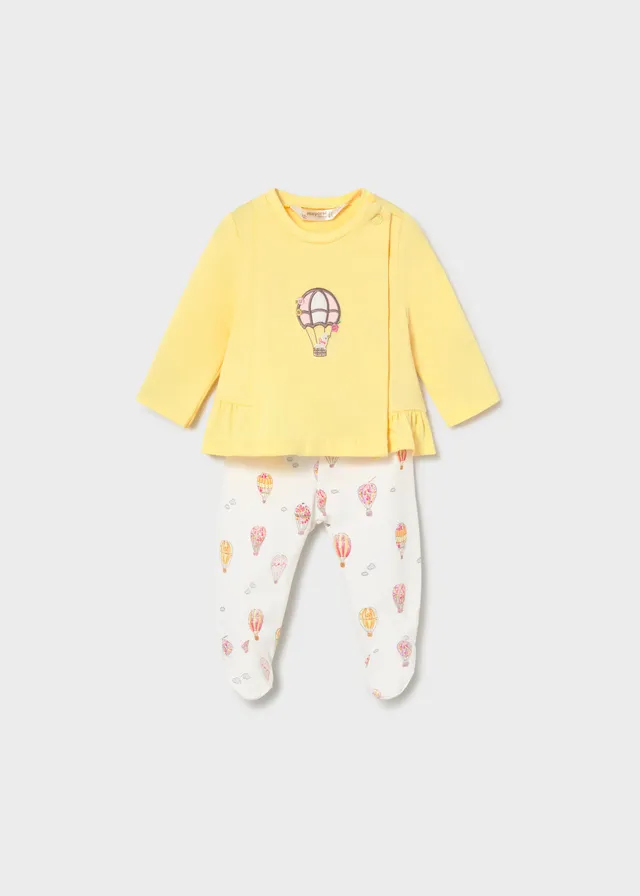 [1593] Conjunto Buzo y Pantalon Piecitos (3M)