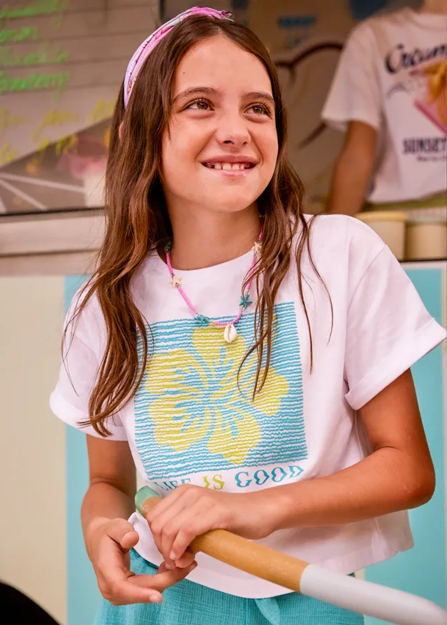 Camiseta Blanca Hawai