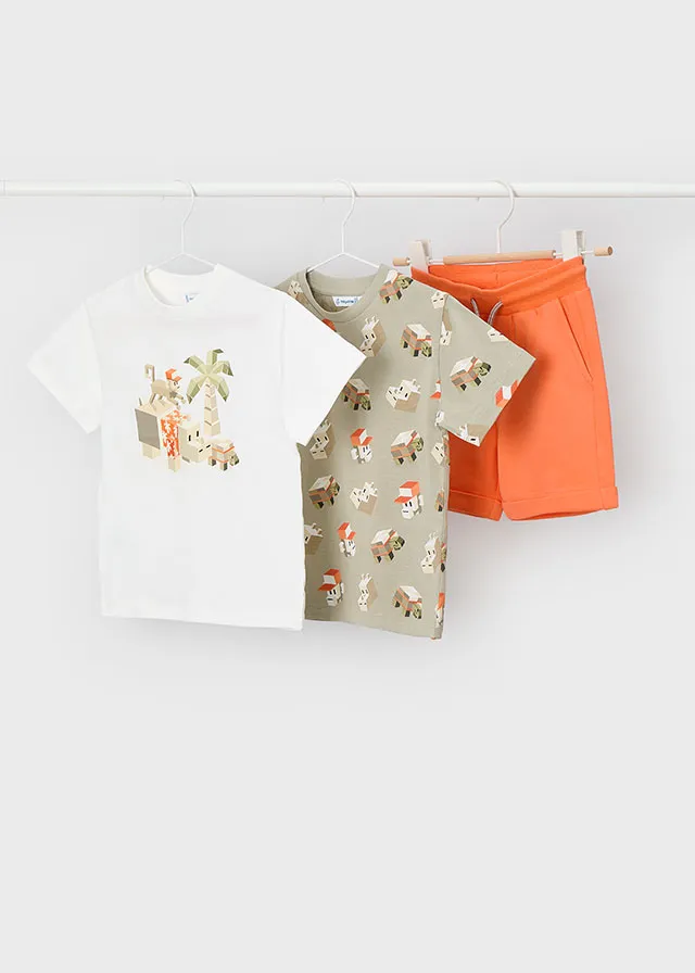 Conjunto 3 Piezas Legos Naranja