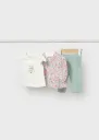 Conjunto 3 Piezas Con Saco Flores