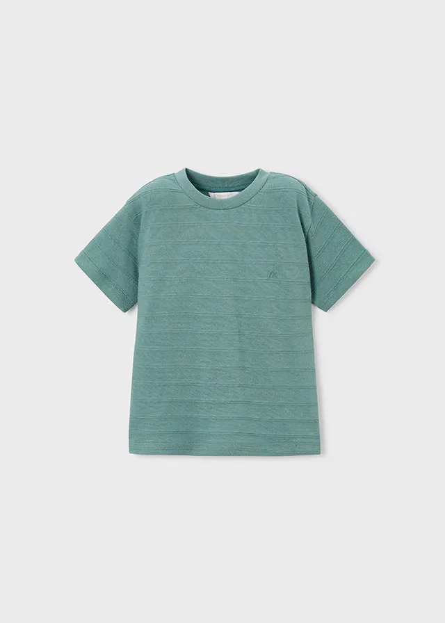 Camiseta Tejido de Punto Verde