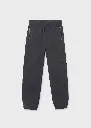 Jogger Negro Cargo Cortes Laterales