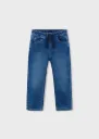 Jogger Jean Azul Medio