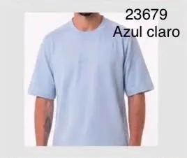 Camiseta Regular Azul Claro