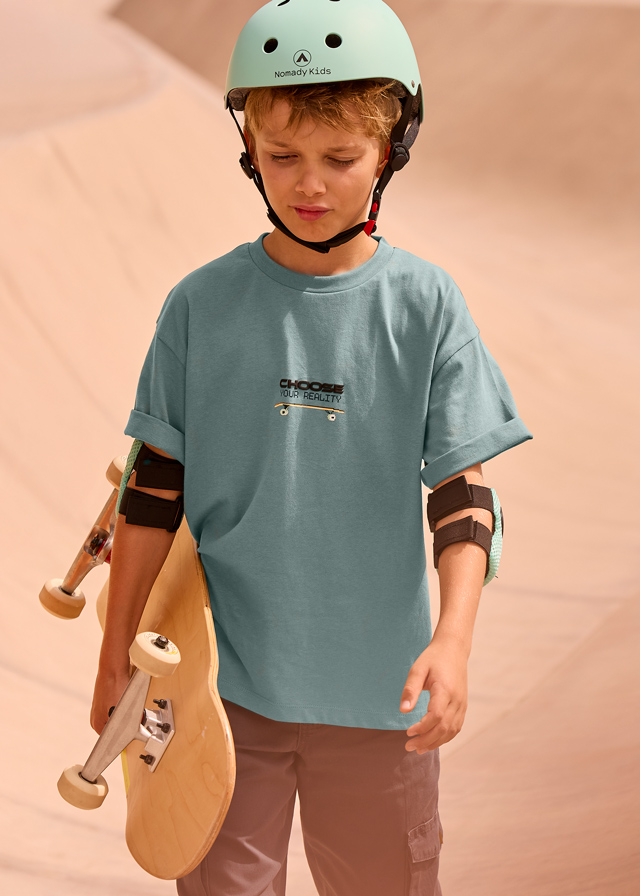 Camiseta Estampada Patineta