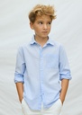 Camisa Manga Larga Azul