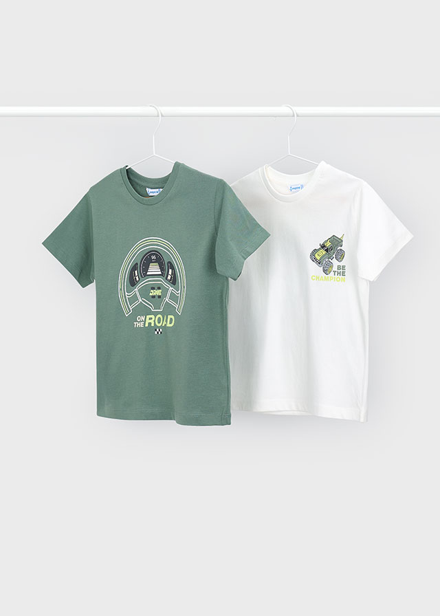 Camiseta Blanca / Verde