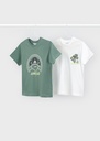 Camiseta Blanca / Verde
