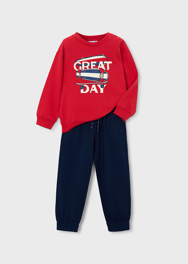 Conjunto Sudadera Rojo