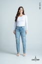 Jean Mom Fit Stretch Rotos